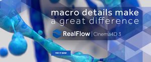 Realflow 3 for Cinema 4D R17 R18 R19 R20 poster