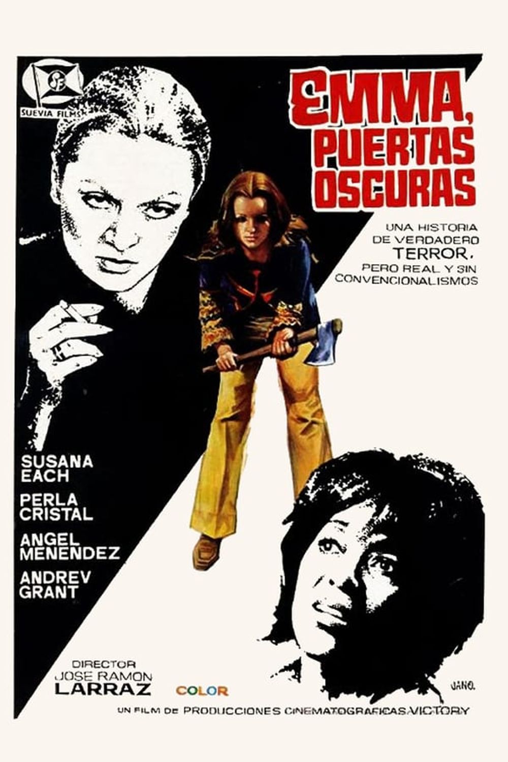 Emma puertas oscuras poster