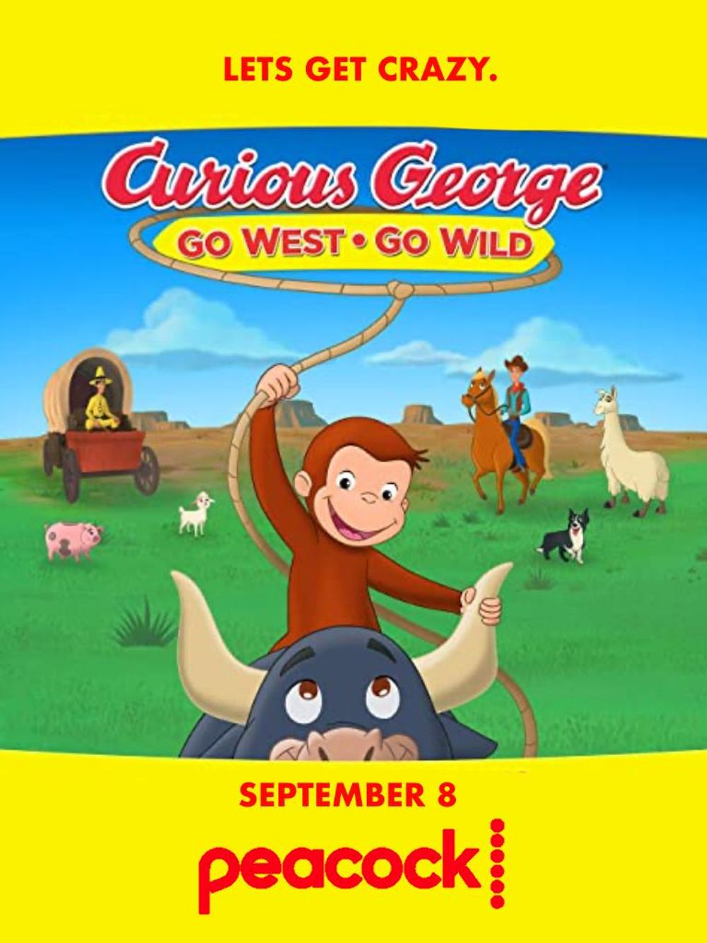 Curious George Go West Go Wild poster