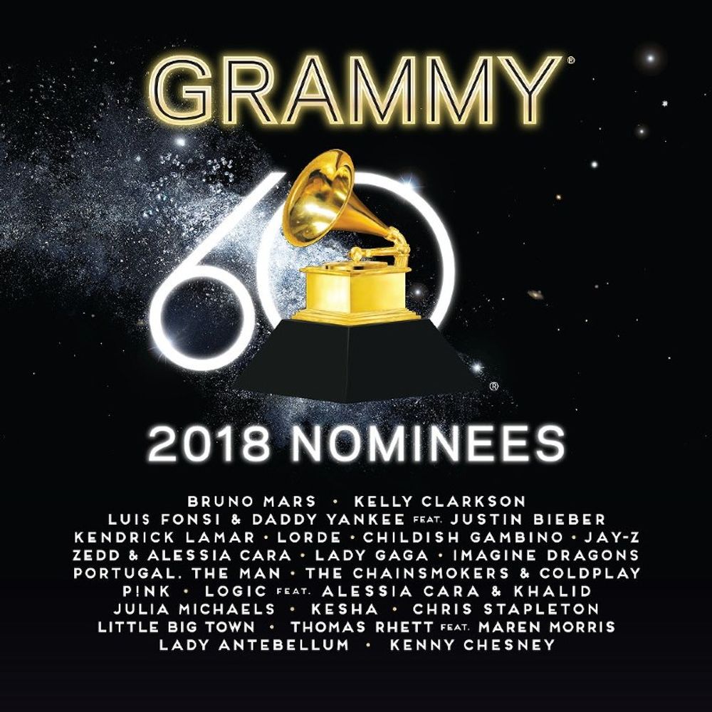 60th annual grammy awards poster