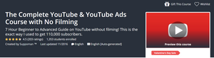 UDEMY YOUTUBE HOW I MAKE poster