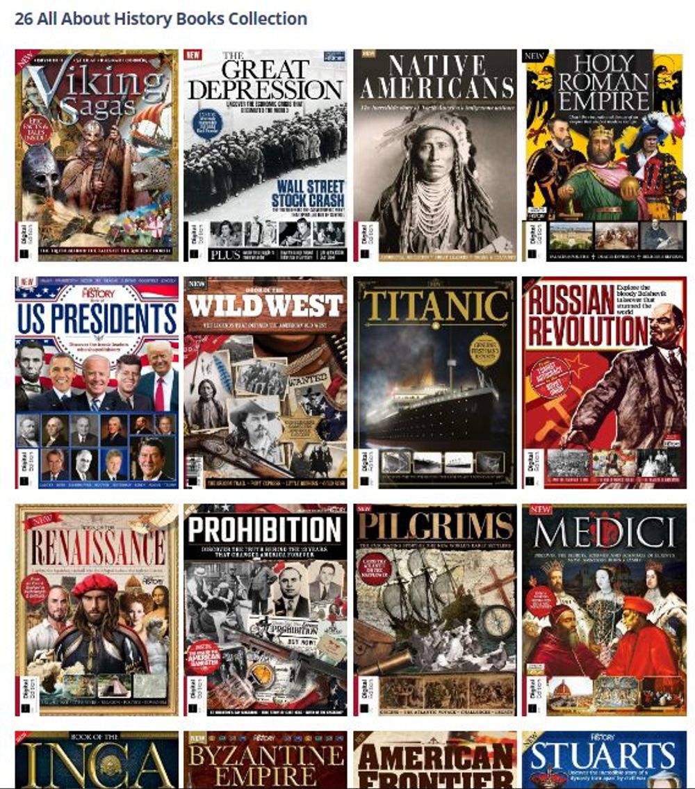 All About History Books Collection & poster