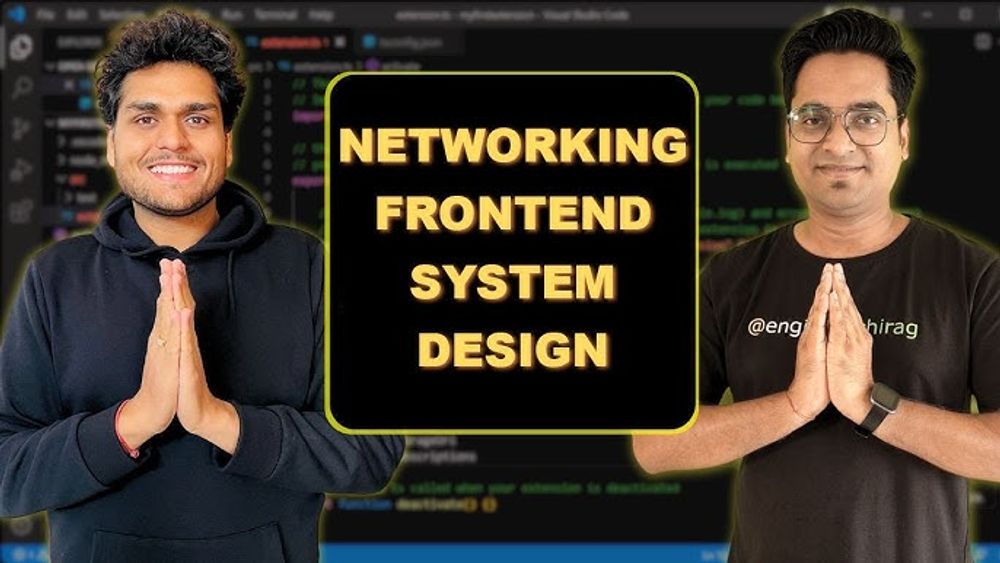 NamasteDev - Namaste Frontend System Design poster