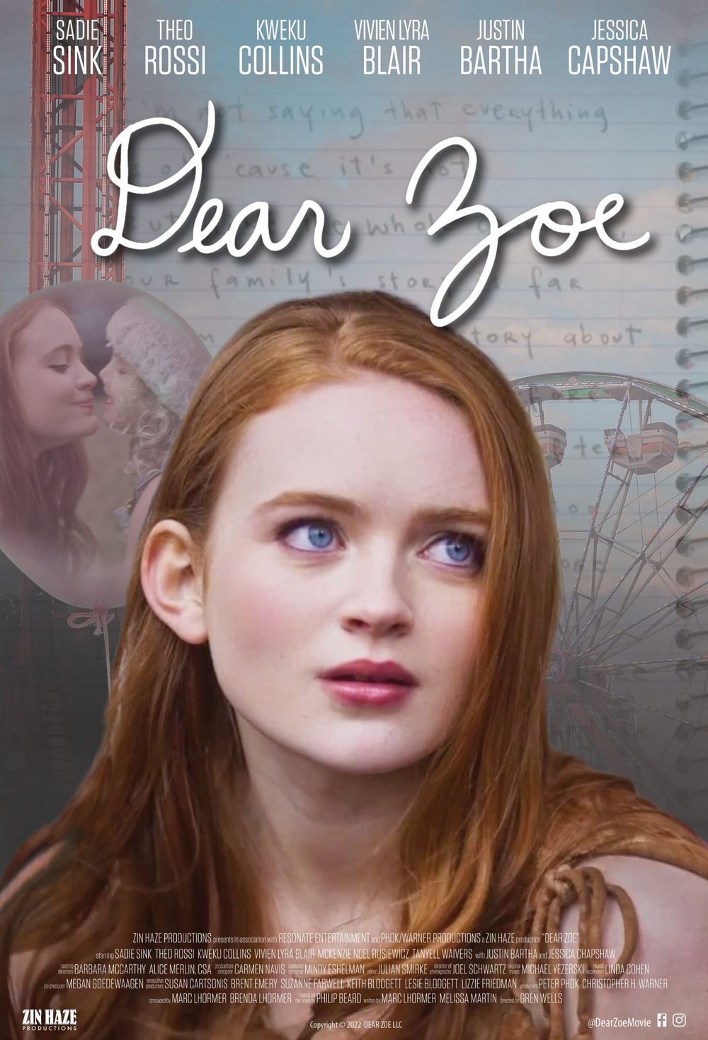 Dear Zoe poster