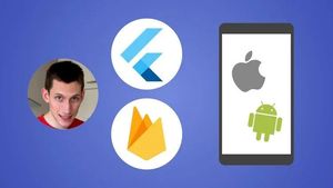 Udemy - Flutter & poster