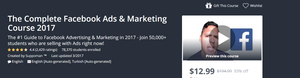 Udemy - The Complete Facebook Ads & 038; Marketing Course poster