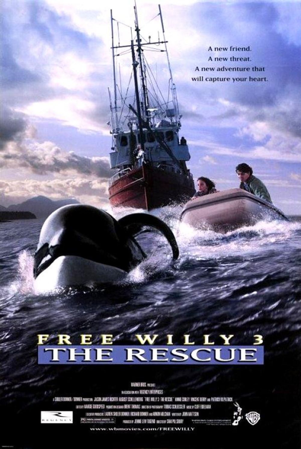 Free Willy 3 The Rescue poster