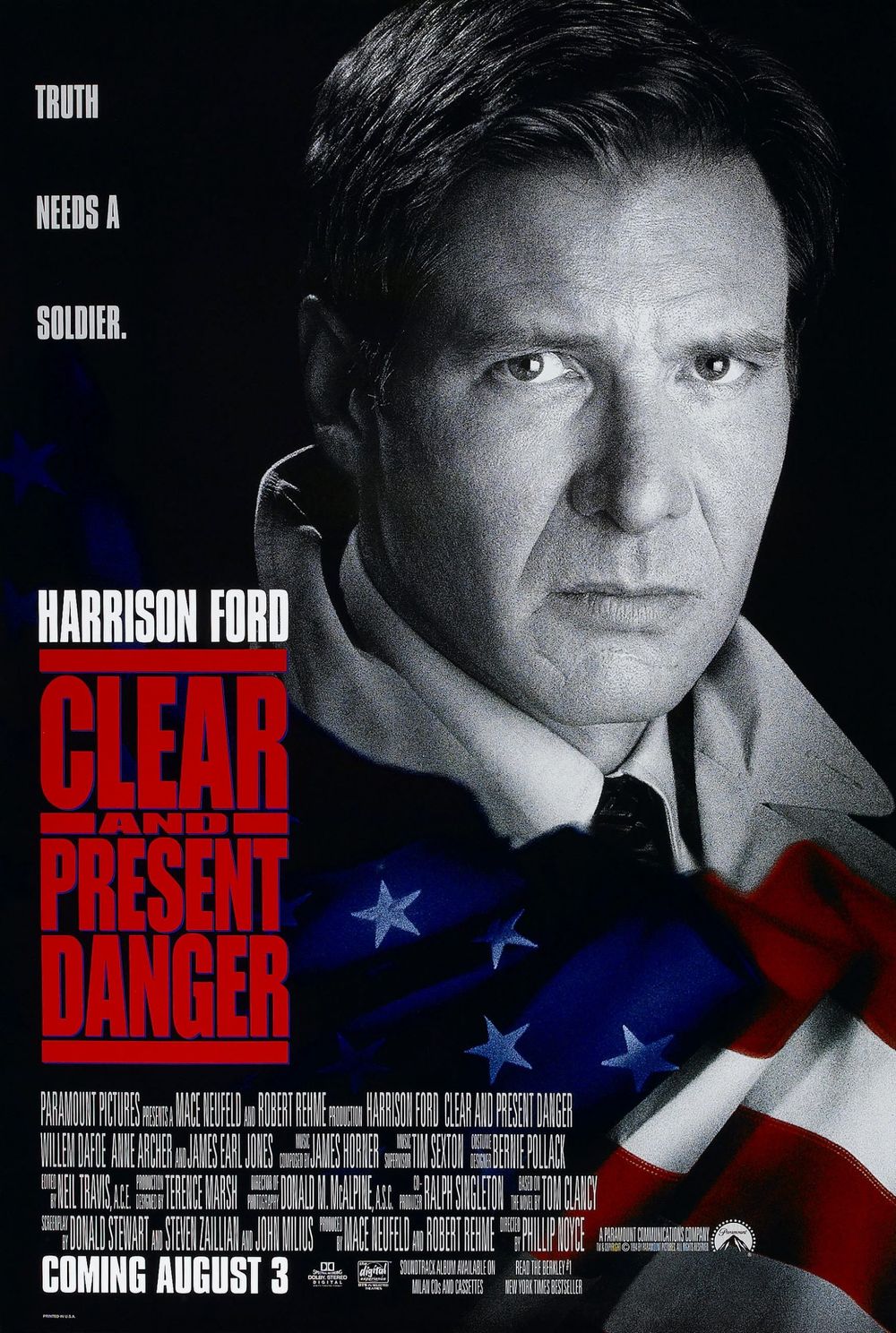 Clear And Present Danger poster