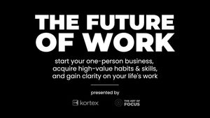 Dan Koe - The Future Of Work Event poster