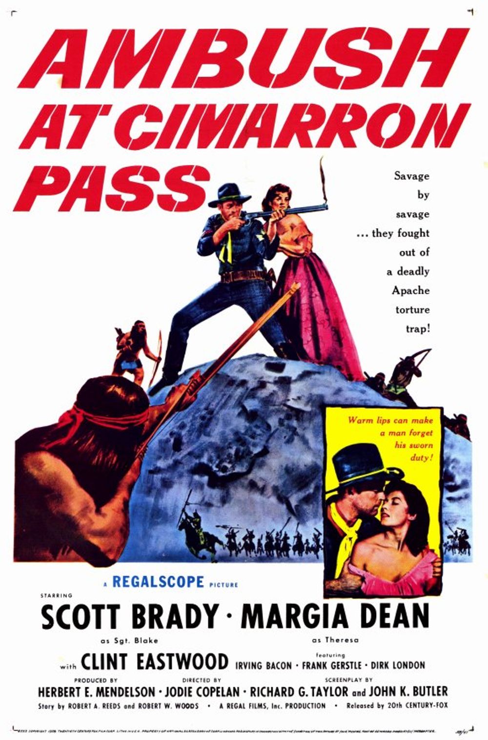 Ambush at Cimarron Pass poster