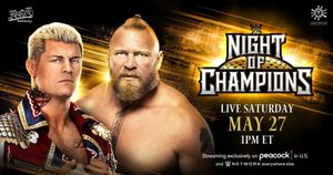 WWE Night of Champions 2023 poster