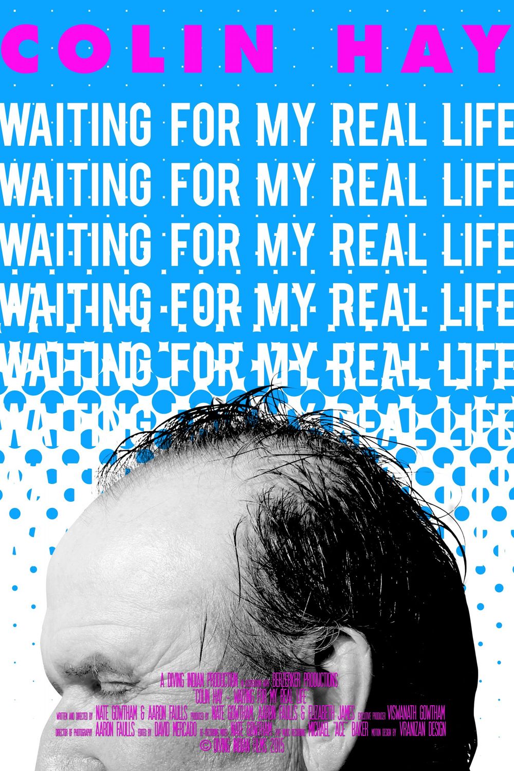 Colin Hay Waiting For My Real poster