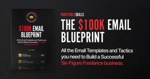 Rob O Rourke - $100k Email Blueprint poster