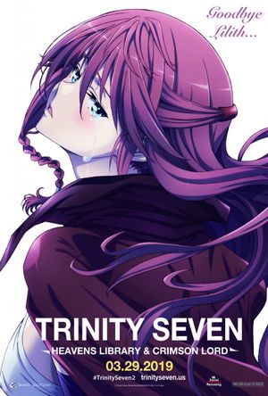 Trinity Seven The Movie 2 Heavens Library & 038; Crimson Lord poster