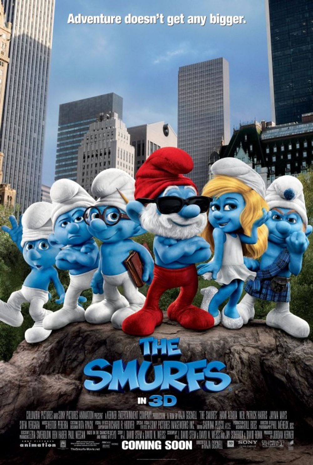 The Smurfs poster