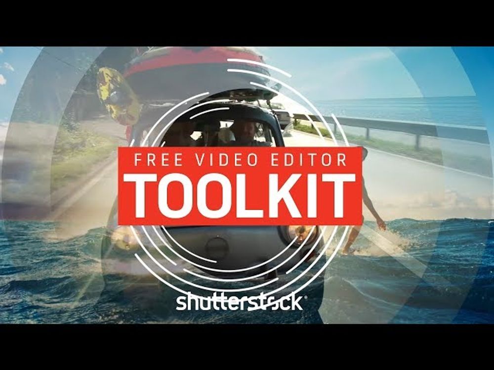 SHUTTERSTOCK Video Editor Toolkit Package poster