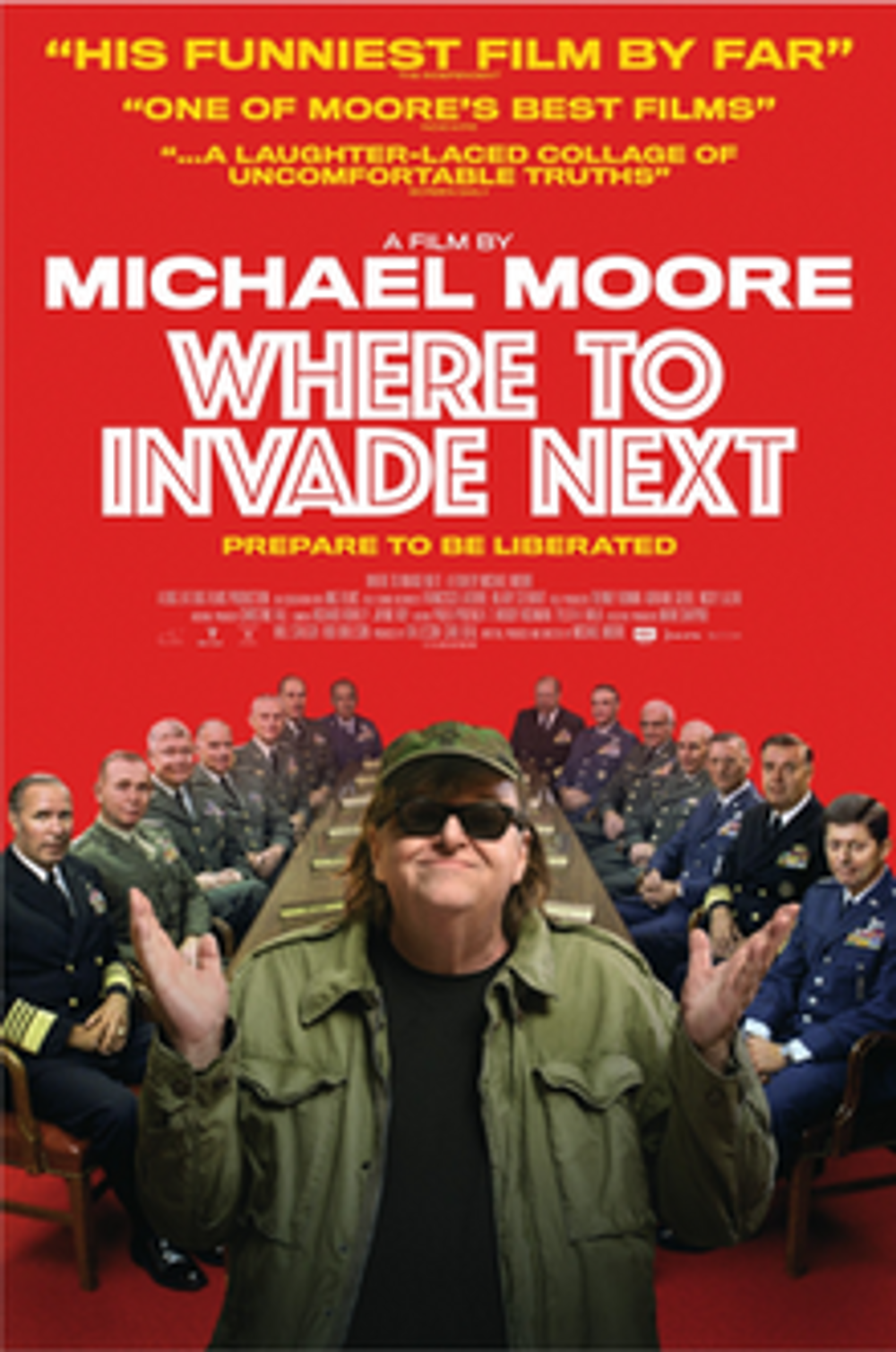 Michael Moore & poster