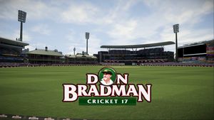 Don Bradman Cricket poster