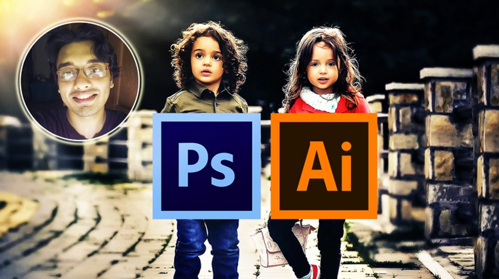 Udemy - Photoshop and Illustrator MasterCourse & 8211 poster