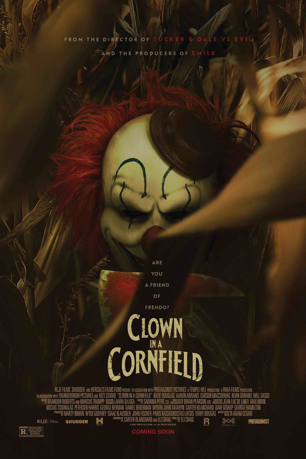 Clown In A Cornfield poster