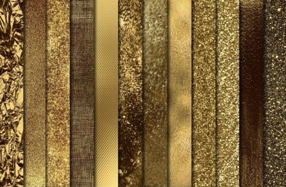 Huge Gold Foil Textures Bundle poster