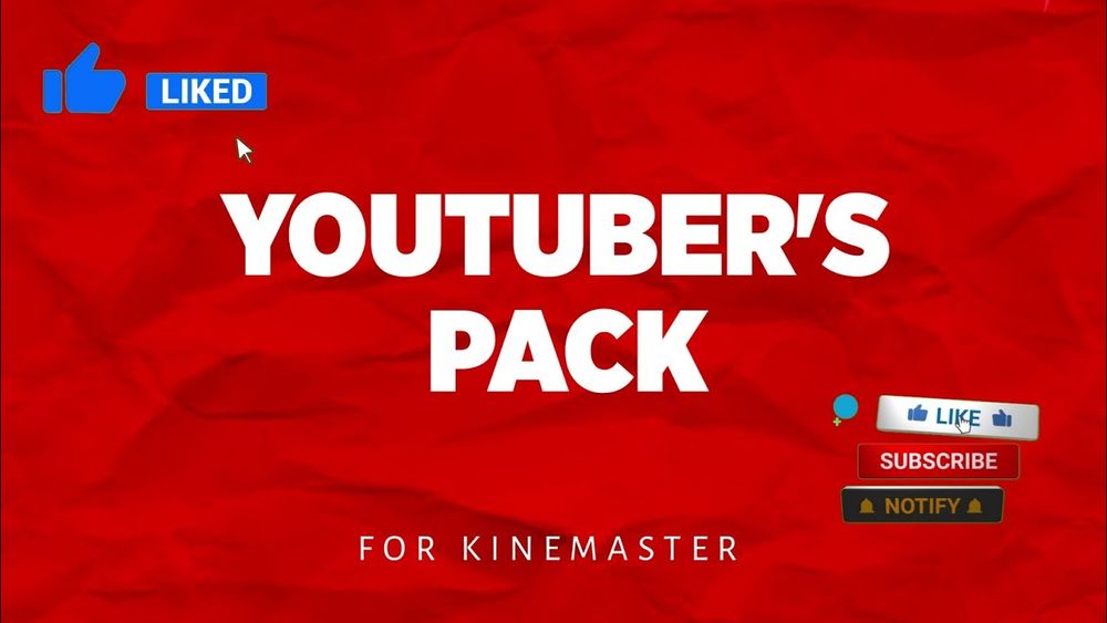 Mega YouTubers Pack for Kinemaster poster