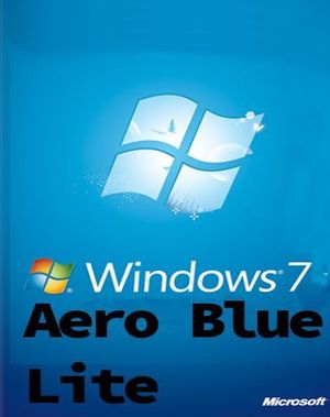 Windows 7 Aero Blue poster