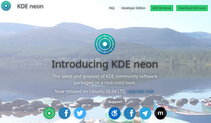 KDE Neon & poster