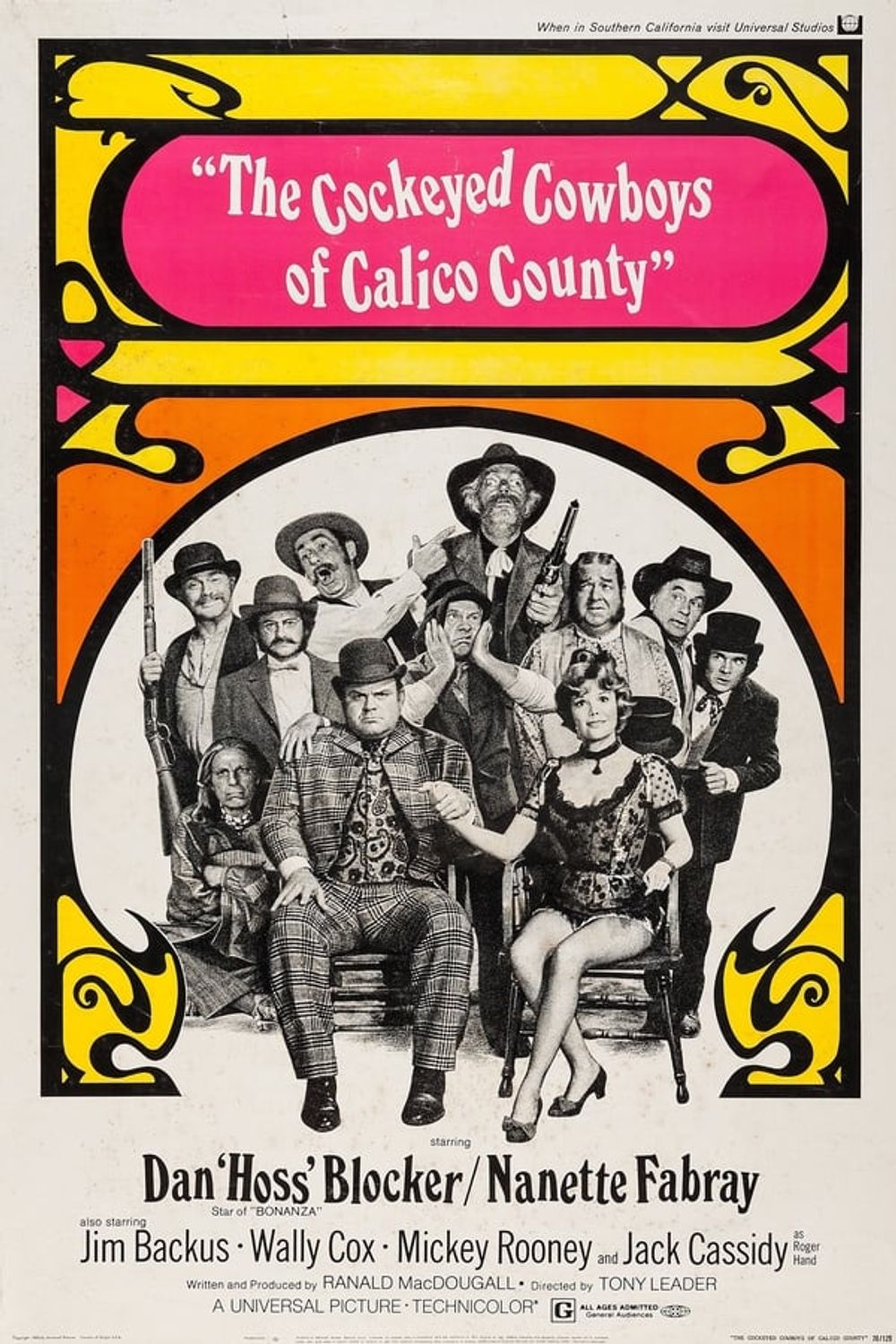 The Cockeyed Cowboys Of Calico County poster