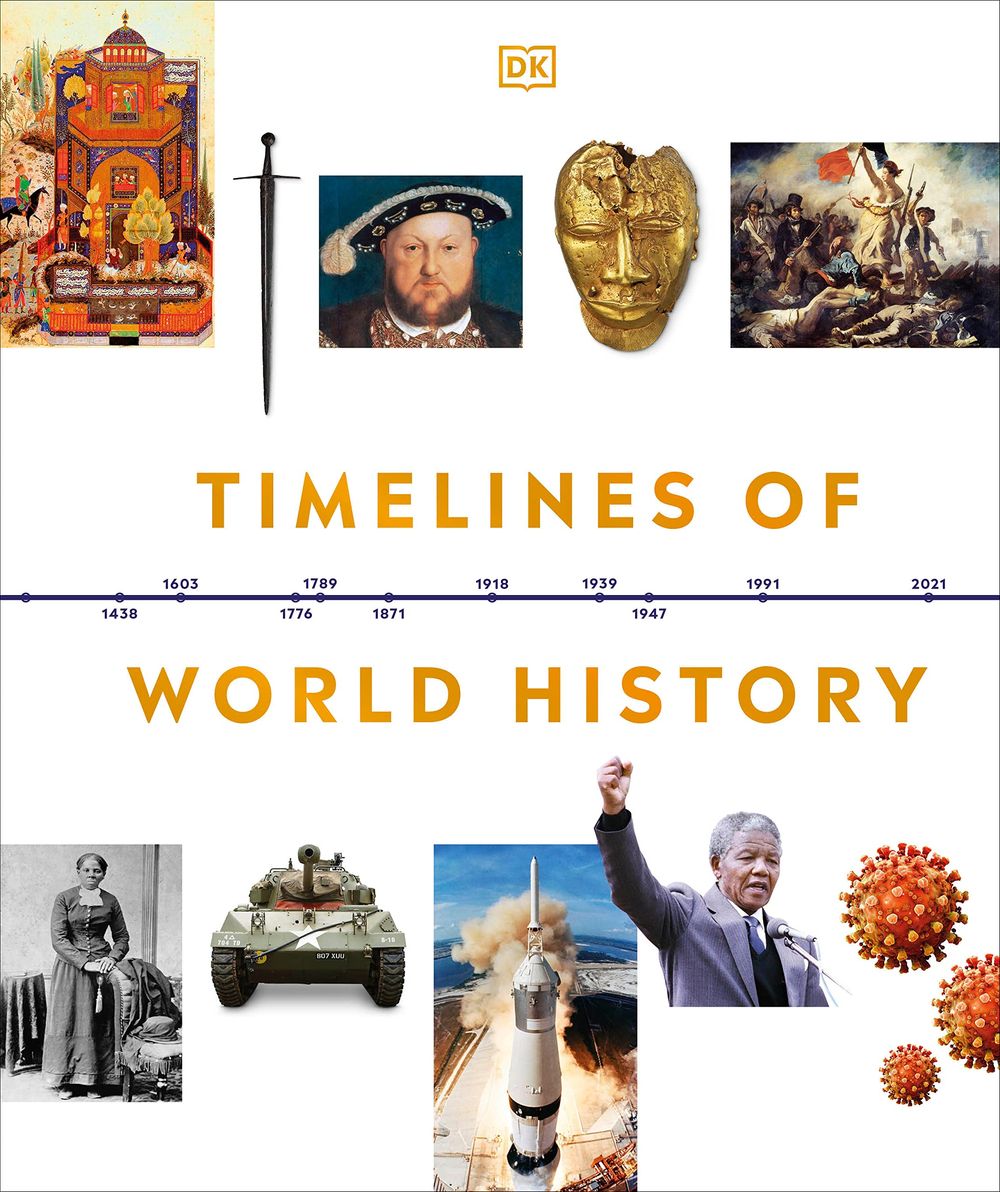 Timelines of World History by DK poster