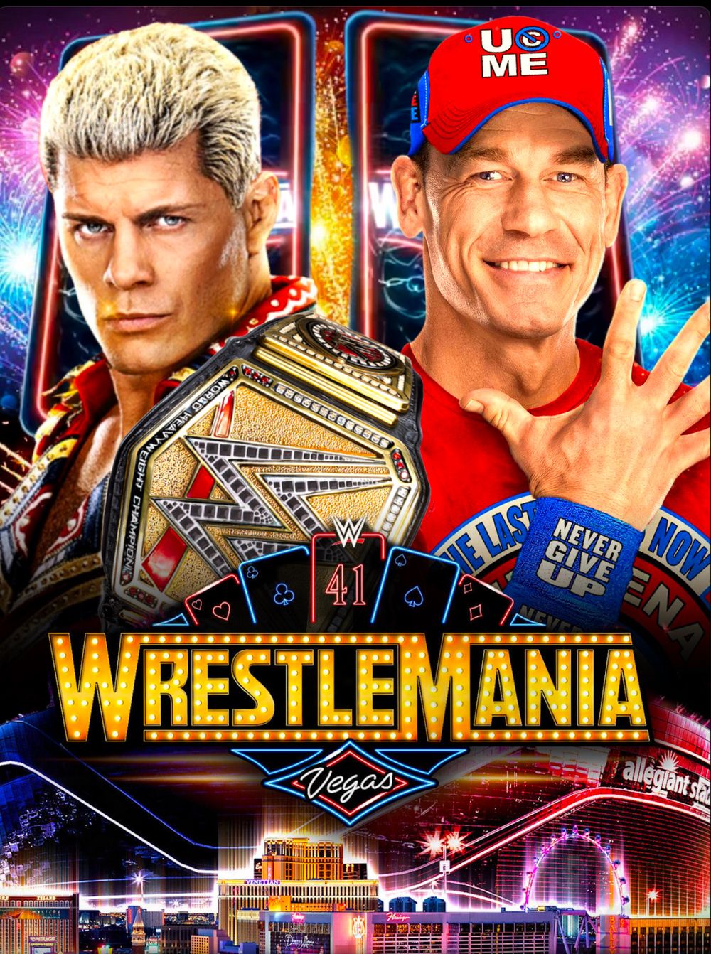 WWE Wrestlemania 41 Night 1 poster