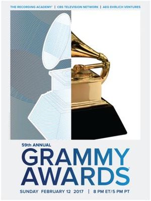 The 59th Annual Grammy Awards poster