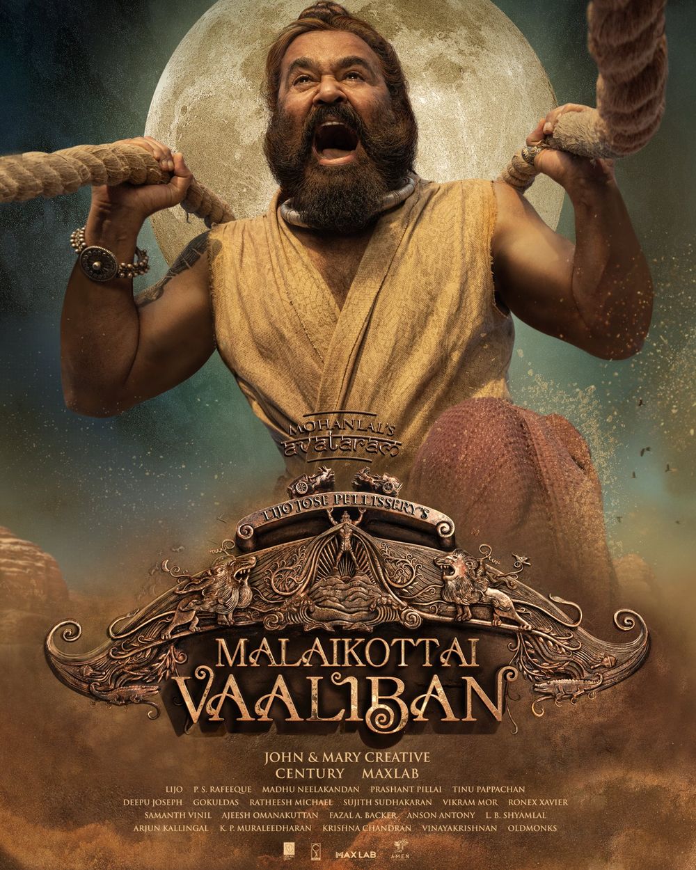 Malaikottai Vaaliban poster