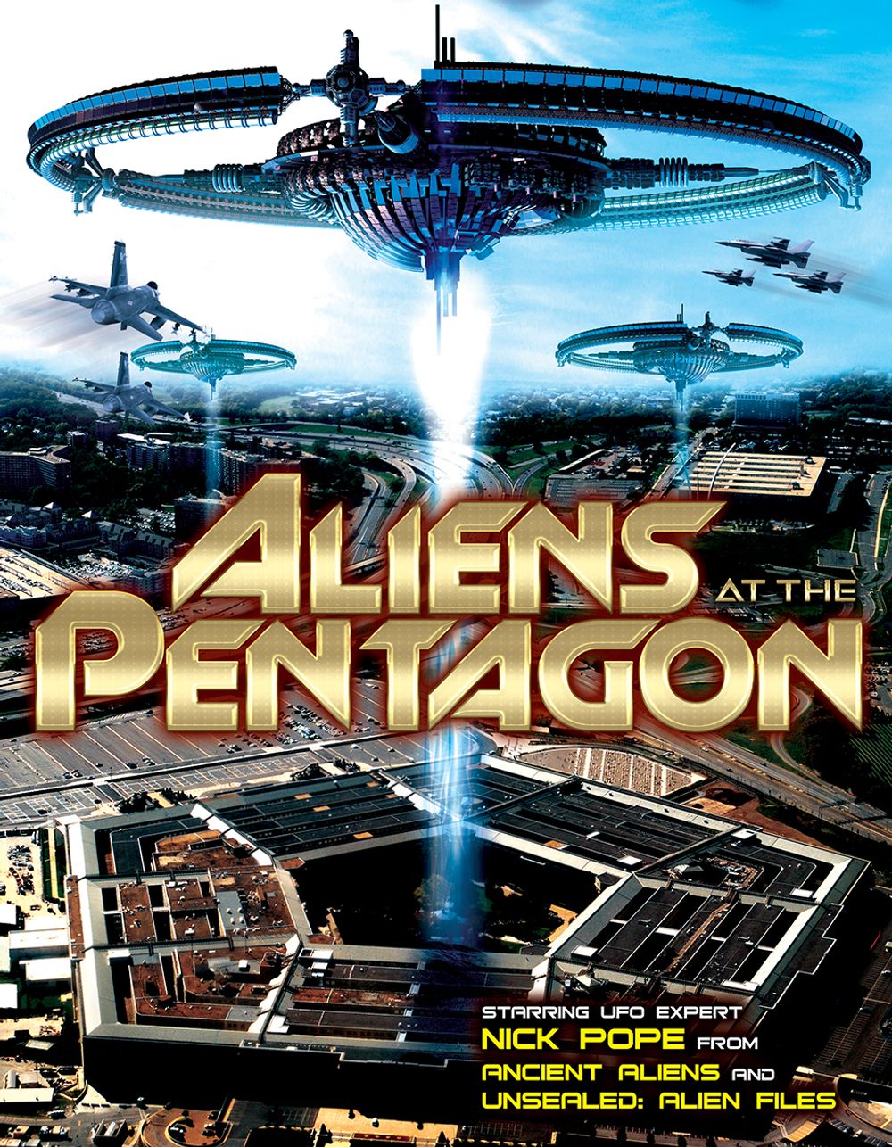 Aliens at the Pentagon poster