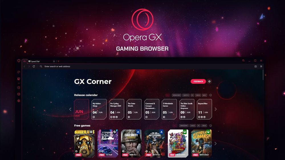 Opera GX poster