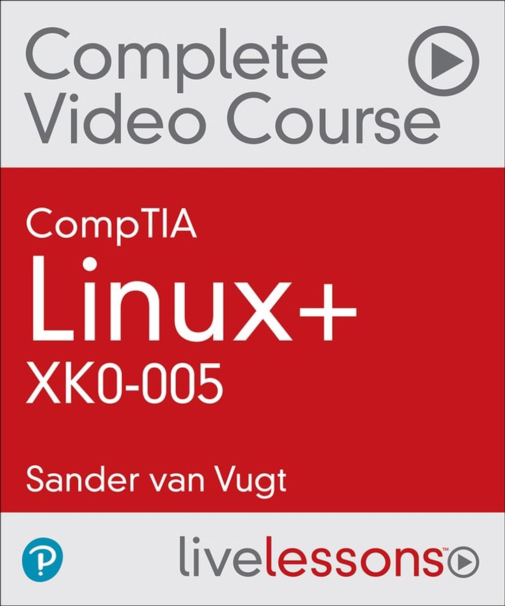 Pearson - CompTIA Linux poster