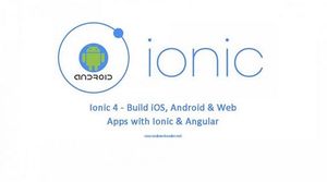 Udemy - Ionic 4 - Build iOS, Android & poster