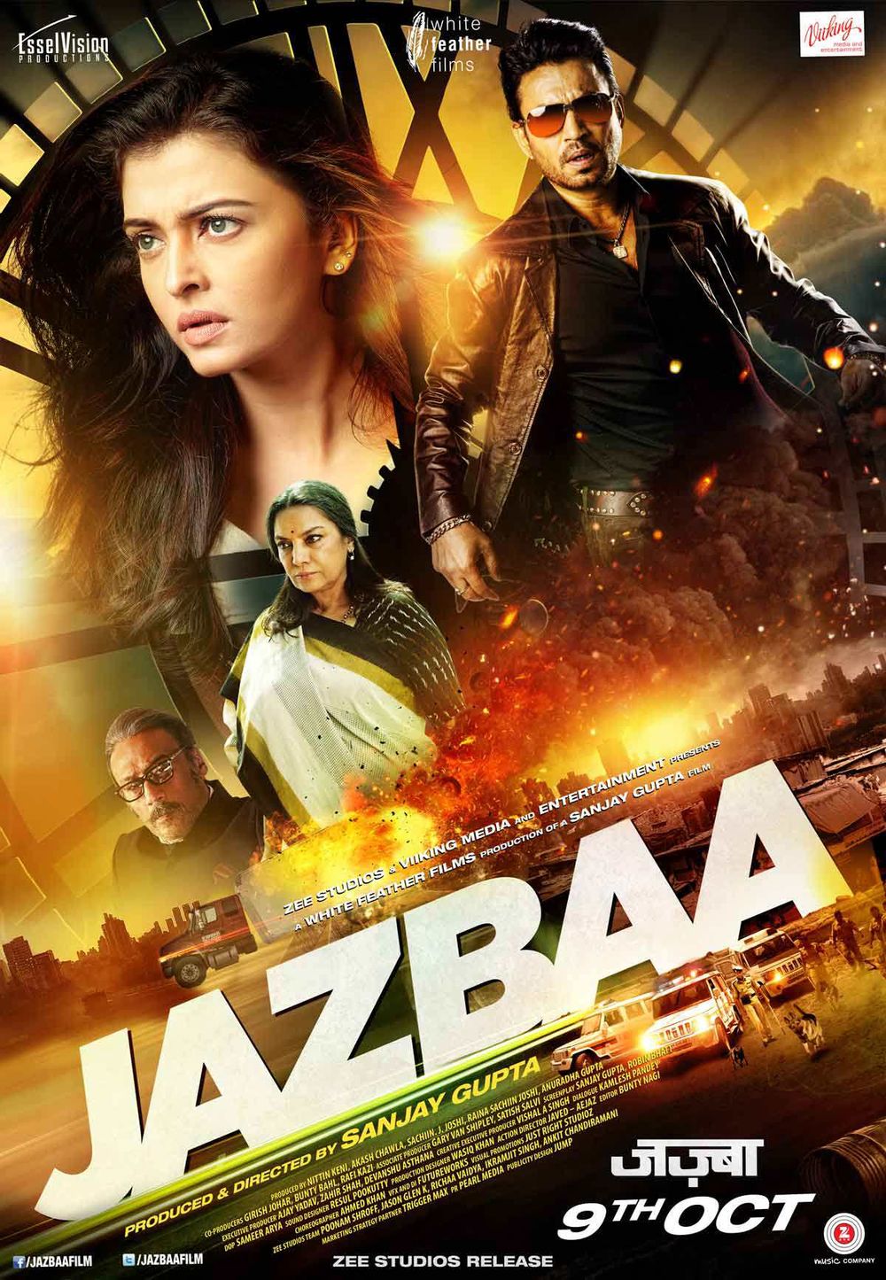 Jazbaa poster