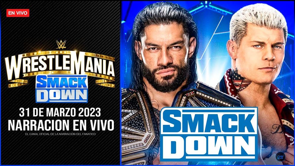 WWE WrestleMania SmackDown poster