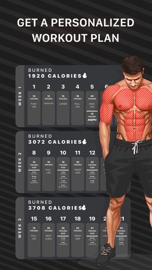 Muscle Booster Workout Planner Mod APK poster