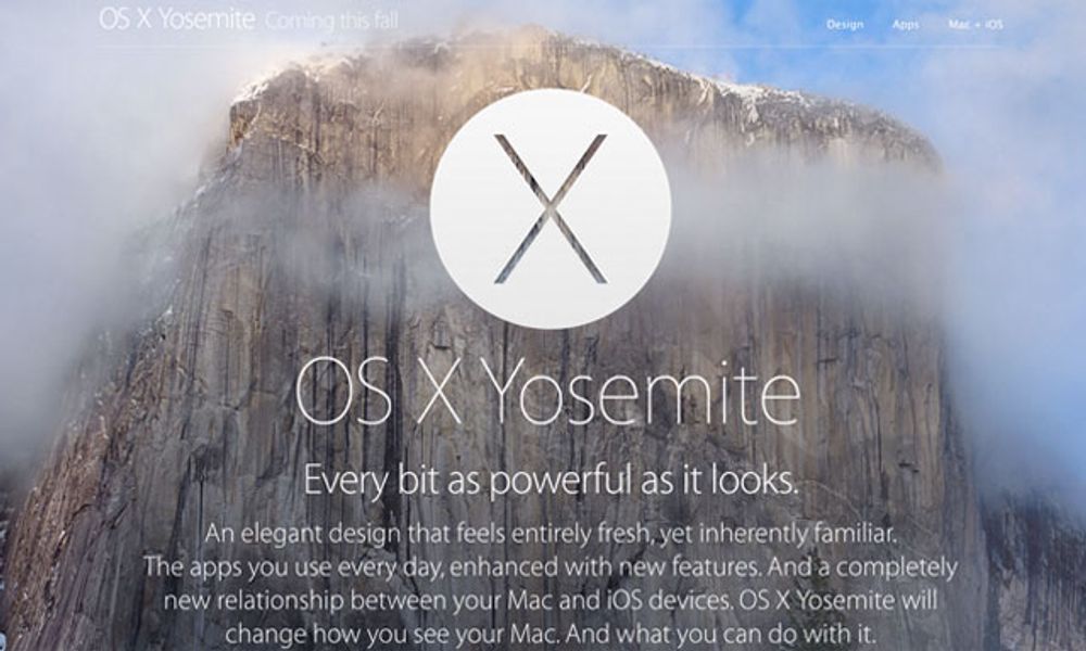 MacOs Yosemite poster