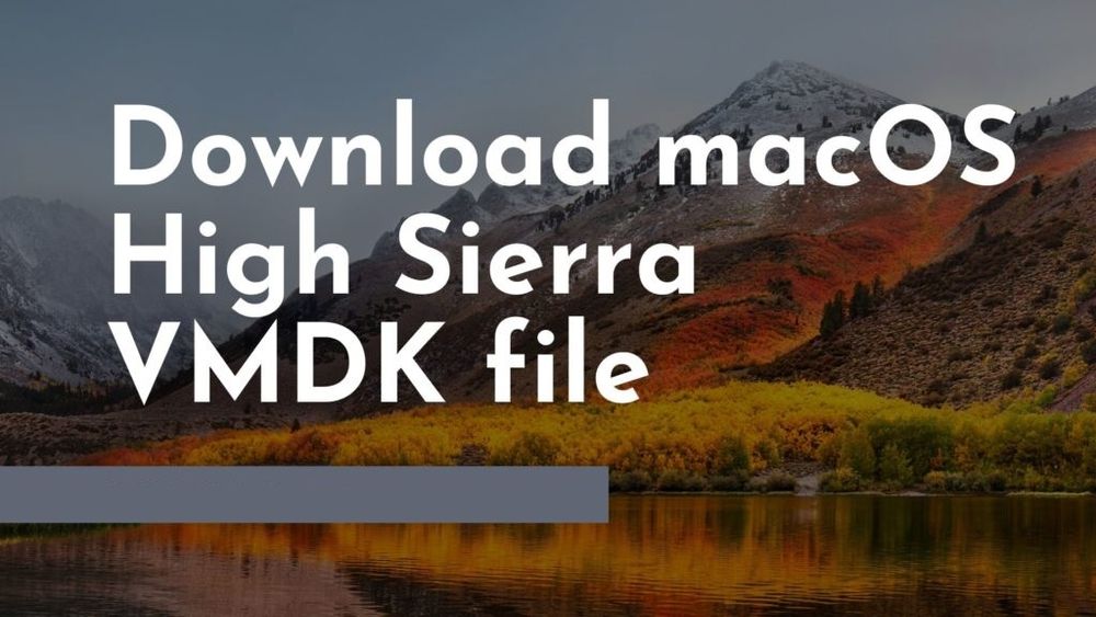 macOS High Sierra Final poster