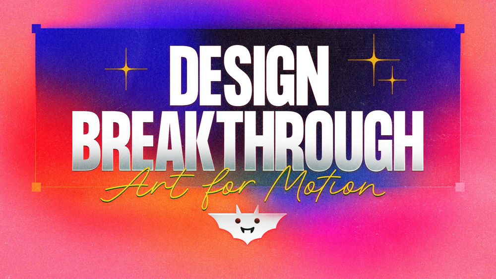 Ben Marriott - Design Breakthrough - Art for Motion poster