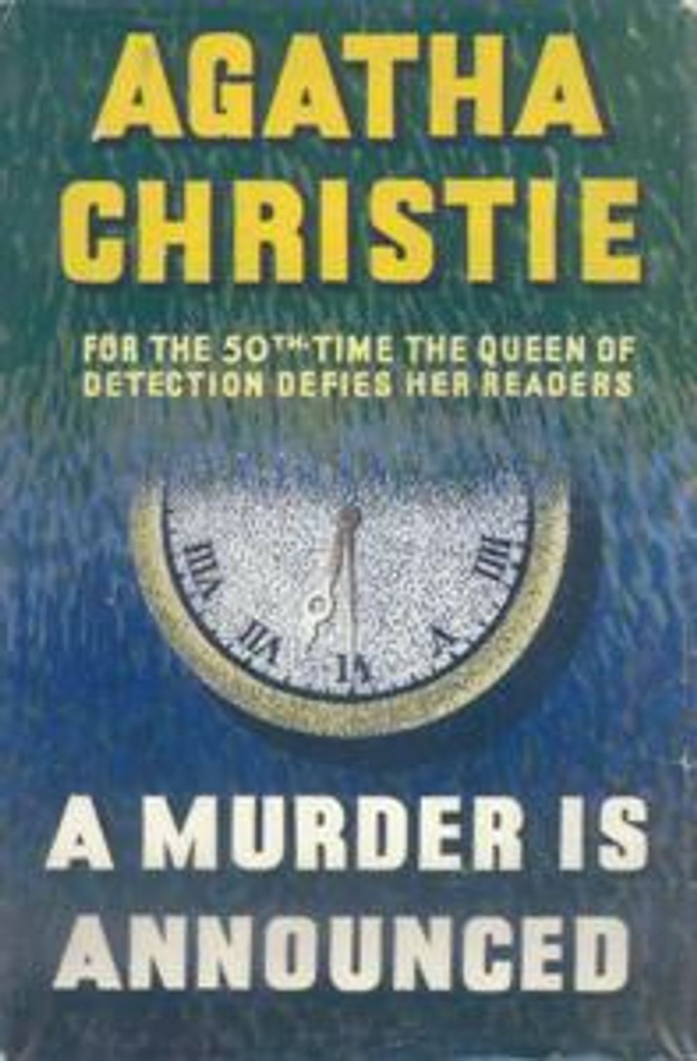 A murder is announced & poster