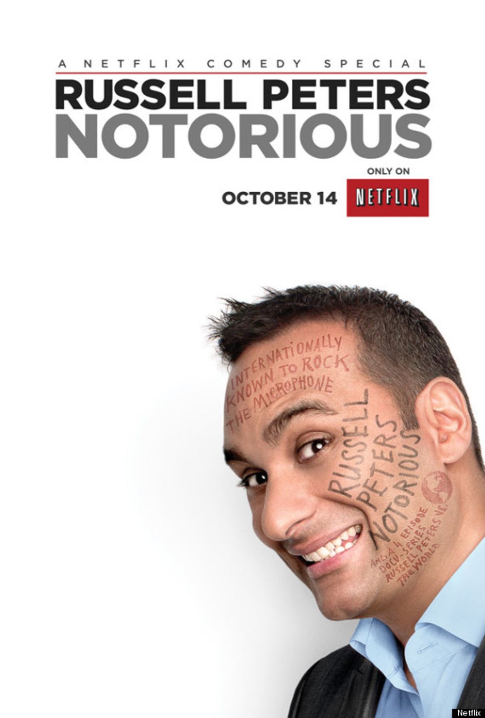 Russell Peters Notorious poster
