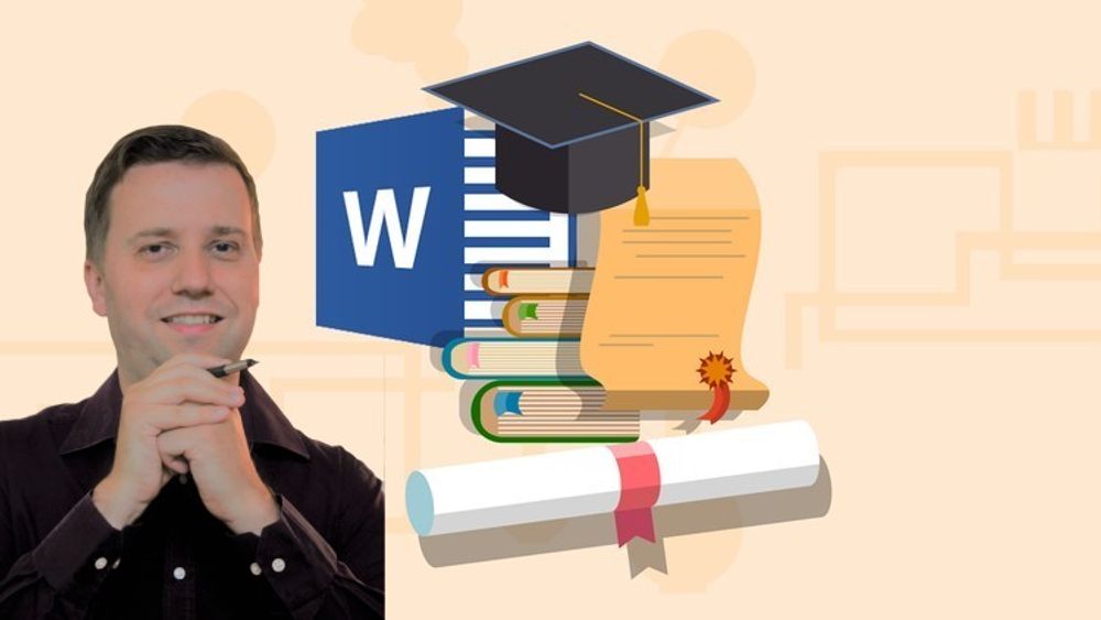 Udemy - Be more efficient in Microsoft Word & poster