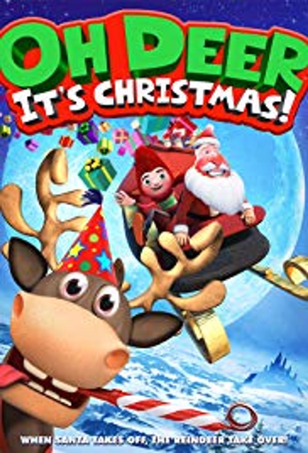 Oh Deer It's Christmas poster