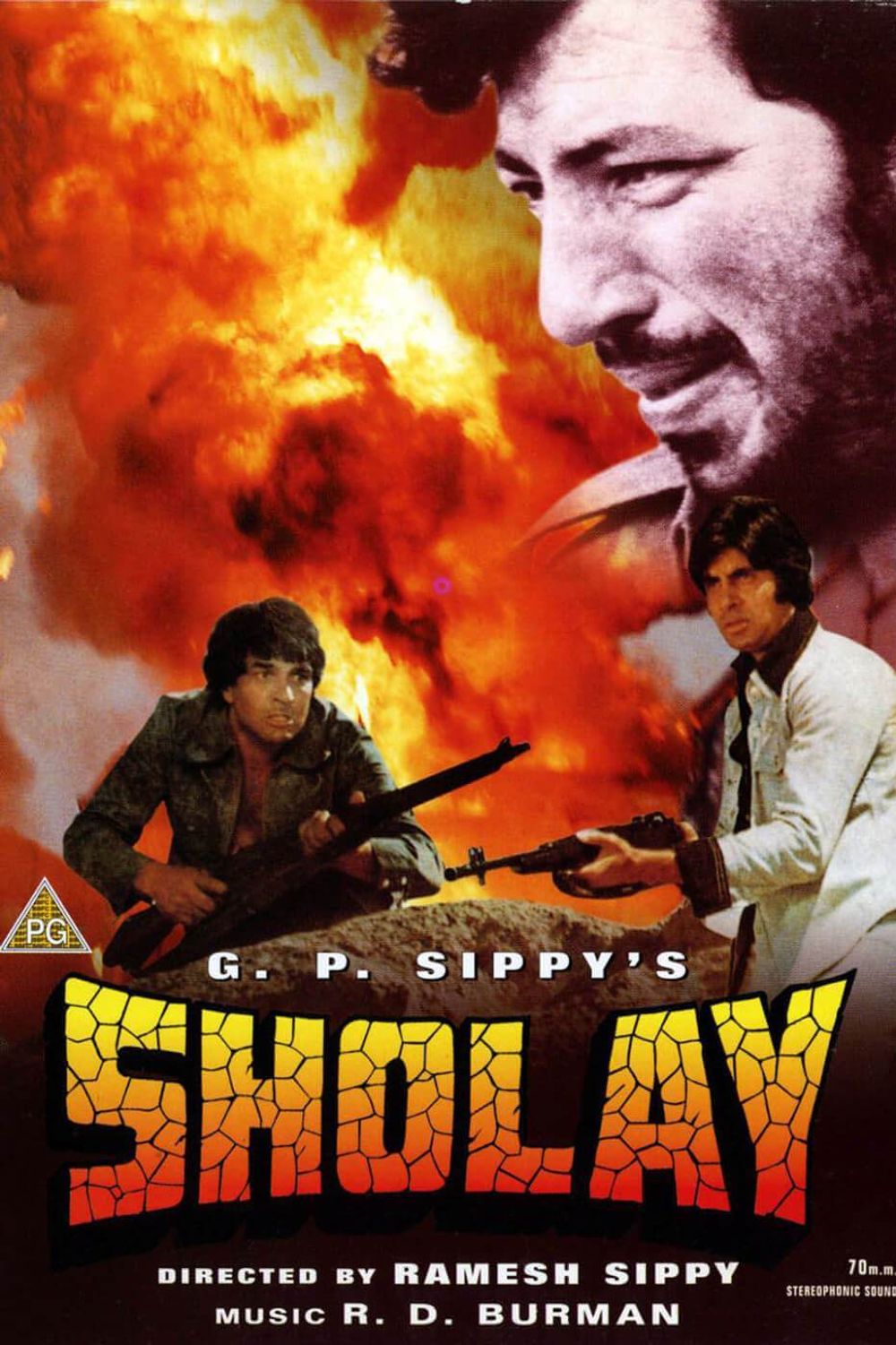 Sholay poster