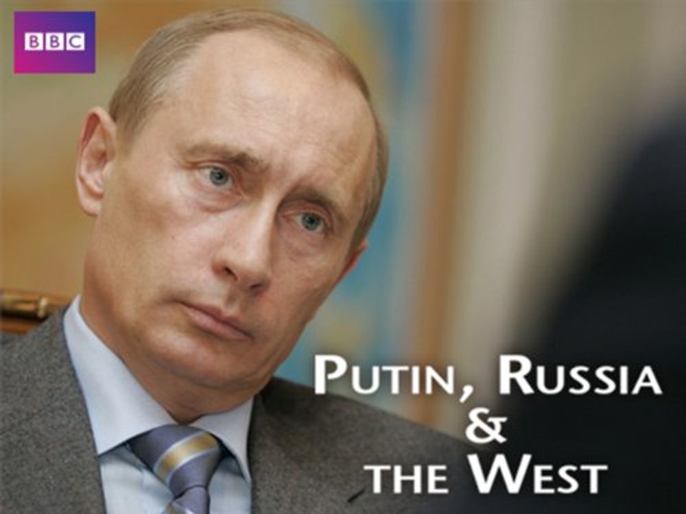 Putin, Russia and the West poster