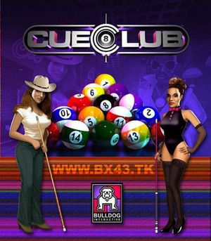CUE CLUB Billiards Pool poster